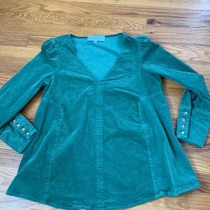 Tuckernuck Corduroy Easton Shirt with Rockstud Cuffs Size S